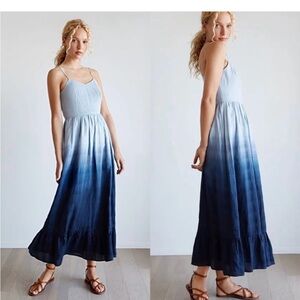 Madewell Blue Ombré Maxi Dress